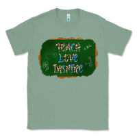Sage teach love inspire chalkboard Classic Tee - AdoDesignShop