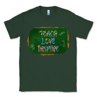 Sports Green teach love inspire chalkboard Classic Tee - AdoDesignShop