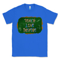 True Royal teach love inspire chalkboard Classic Tee - AdoDesignShop
