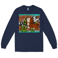 Navy hereford cactus tumbler Long Sleeve Tee - JahusDesignShop