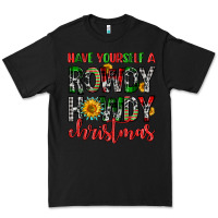 Black have yourself a rowdy howdy christmas Premium Tee - FaDigitalArtStudio