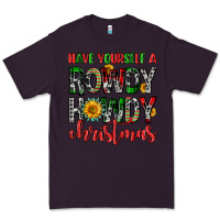 Plum have yourself a rowdy howdy christmas Premium Tee - FaDigitalArtStudio