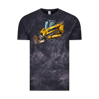 Cloud Black Compact Track Loader Vintage Tee - LillyAllenDesigns