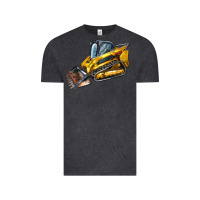 Vintage Black Compact Track Loader Vintage Tee - LillyAllenDesigns
