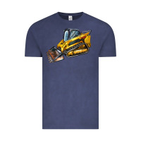 Vintage Denim Compact Track Loader Vintage Tee - LillyAllenDesigns