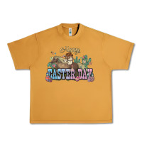 Happy Easter Day Rodeo Urban Heavy Tee | Teevron