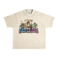Sandshell Happy Easter Day Rodeo Urban Heavy Tee - NancyCooperArtShop