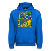 Cobalt St. Patrick's Forget luck give me beer Urban Hoodie - OliviaCreatesArt