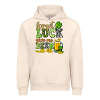 Sandshell St. Patrick's Forget luck give me beer Urban Hoodie - OliviaCreatesArt
