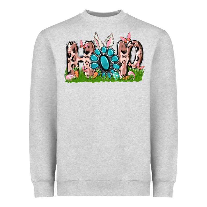 Hop Rabbit Heavyweight Sweatshirt by MaliasSmallBusiness | Teevron