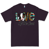Plum love of the cows Premium Tee - CowhideDigitalArt