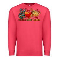 Cardinal Peace love tacos Premium Sweatshirt - NancyCooperArtShop
