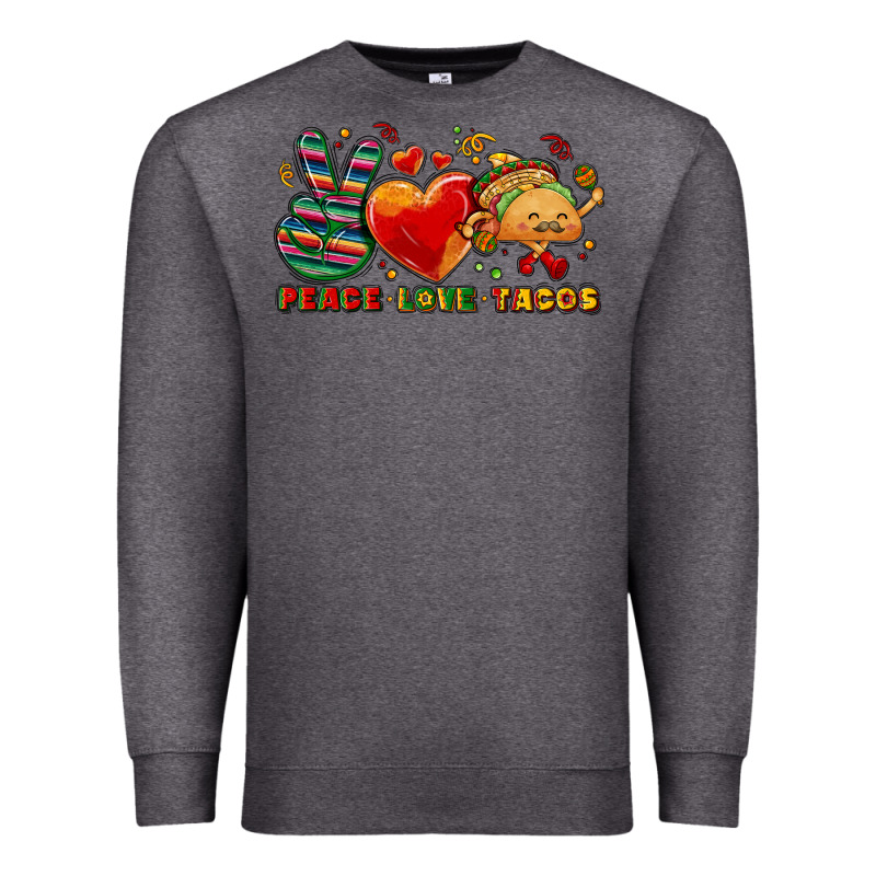 Peace Love Tacos Premium Sweatshirt by NancyCooperArtShop | Teevron