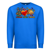 True Royal Peace love tacos Premium Sweatshirt - NancyCooperArtShop