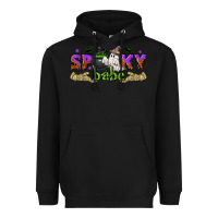Black spooky babe halloween Heavyweight Hoodie - NancyCooperArtShop