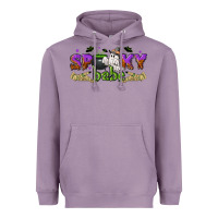 Lavender spooky babe halloween Heavyweight Hoodie - NancyCooperArtShop