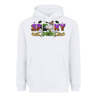 White spooky babe halloween Heavyweight Hoodie - NancyCooperArtShop