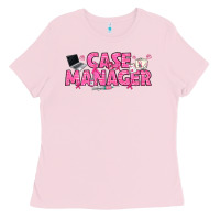 Bubblegum Pink breast cancer case manager Ladies Tee - texasbilliewilder