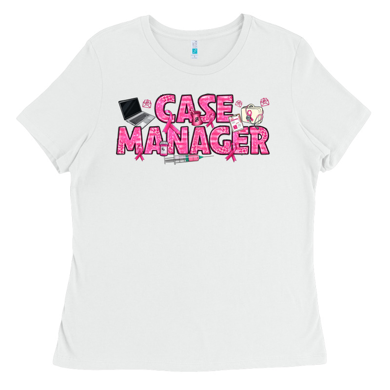 Breast Cancer Case Manager Ladies Tee by texasbilliewilder | Teevron
