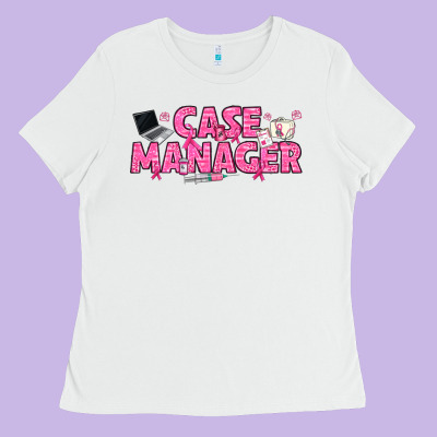 Breast Cancer Case Manager Ladies Tee Designed By Texasbilliewilder