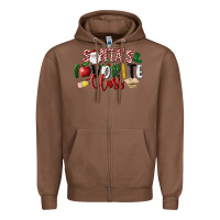 Chestnut Santa's Favorite Class Christmas Zipper Hoodie - LillyAllenDesigns