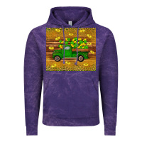 Cloud Purple St Patricks day truck Vintage Hoodie - Artiststas