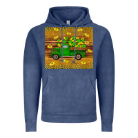 Vintage Denim St Patricks day truck Vintage Hoodie - Artiststas