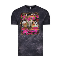 Cloud Black howdy valentine's day bull skull Vintage Tee - Jasminsmagicworld
