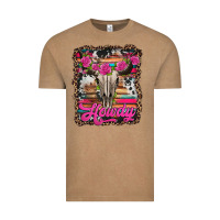 Howdy Valentine's Day Bull Skull Vintage Tee | Teevron