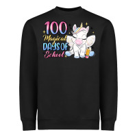 Black 100 magical days of school Heavyweight Sweatshirt - MaliasSmallBusiness