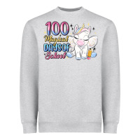 Heather Grey 100 magical days of school Heavyweight Sweatshirt - MaliasSmallBusiness