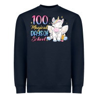 Navy 100 magical days of school Heavyweight Sweatshirt - MaliasSmallBusiness