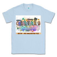 Dusty Blue asdfas Classic Tee - CowhideDigitalArt