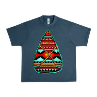 Midnight Navy aztec arrowhead Urban Heavy Tee - Jasminsmagicworld