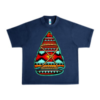 Navy aztec arrowhead Urban Heavy Tee - Jasminsmagicworld