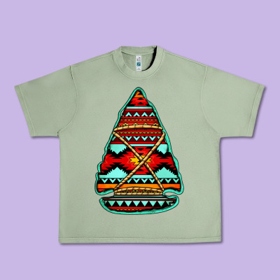 Aztec Arrowhead Urban Heavy Tee Designed By Jasminsmagicworld