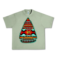 Oil Green aztec arrowhead Urban Heavy Tee - Jasminsmagicworld