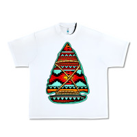 White aztec arrowhead Urban Heavy Tee - Jasminsmagicworld
