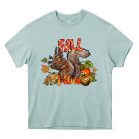 Arona Fall Vibes Squirrel Heavy Core Tee - CowhideDigitalArt