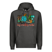 Charcoal Heather Western love my country music Premium Hoodie - HowdyJamesFarm