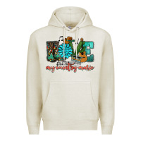 Oatmeal Heather Western love my country music Premium Hoodie - HowdyJamesFarm
