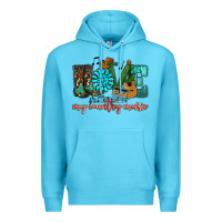 Ocean Blue Western love my country music Premium Hoodie - HowdyJamesFarm