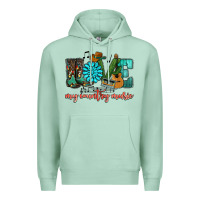 Seafoam Western love my country music Premium Hoodie - HowdyJamesFarm