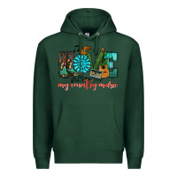 Sports Green Western love my country music Premium Hoodie - HowdyJamesFarm