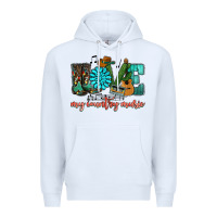 White Western love my country music Premium Hoodie - HowdyJamesFarm