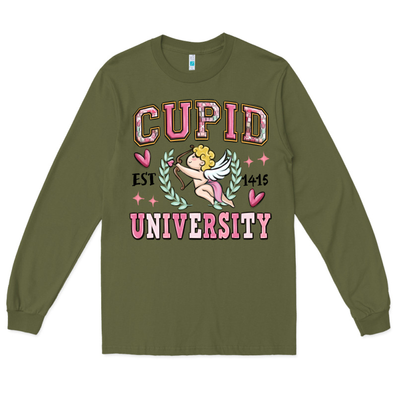 Cupid University Long Sleeve Tee by MaliasSmallBusiness | Teevron