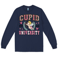 Navy cupid university Long Sleeve Tee - MaliasSmallBusiness