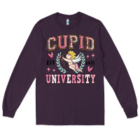 Plum cupid university Long Sleeve Tee - MaliasSmallBusiness