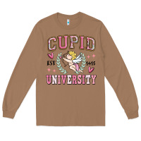 Toasted Coconut cupid university Long Sleeve Tee - MaliasSmallBusiness