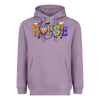 Lavender Halloween Nurse Heavyweight Hoodie - texasbilliewilder